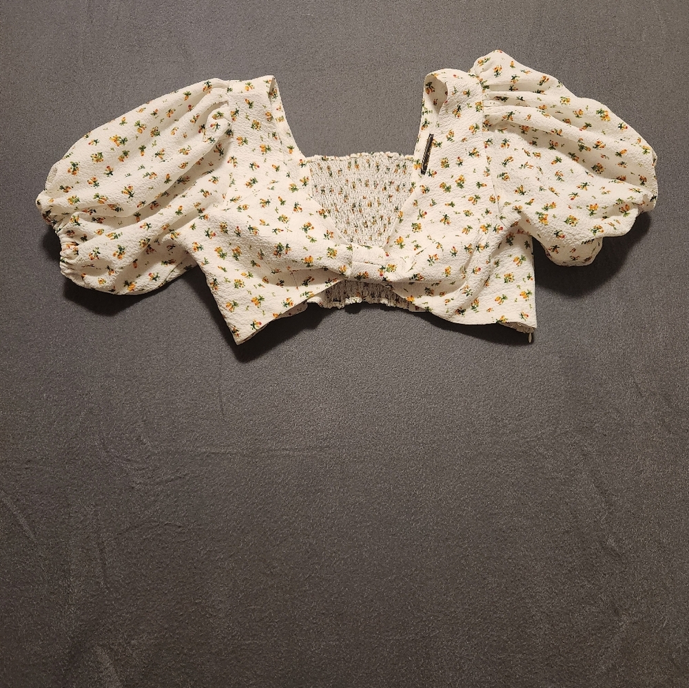 Zazu Couture Size XL White Crop